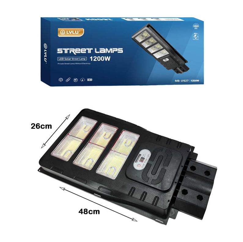 Solarna ulična rasvjeta 1200 W - 1600 W - 2000 W