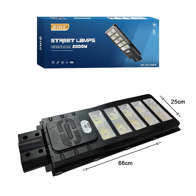 Solarna ulična rasvjeta 1200 W - 1600 W - 2000 W