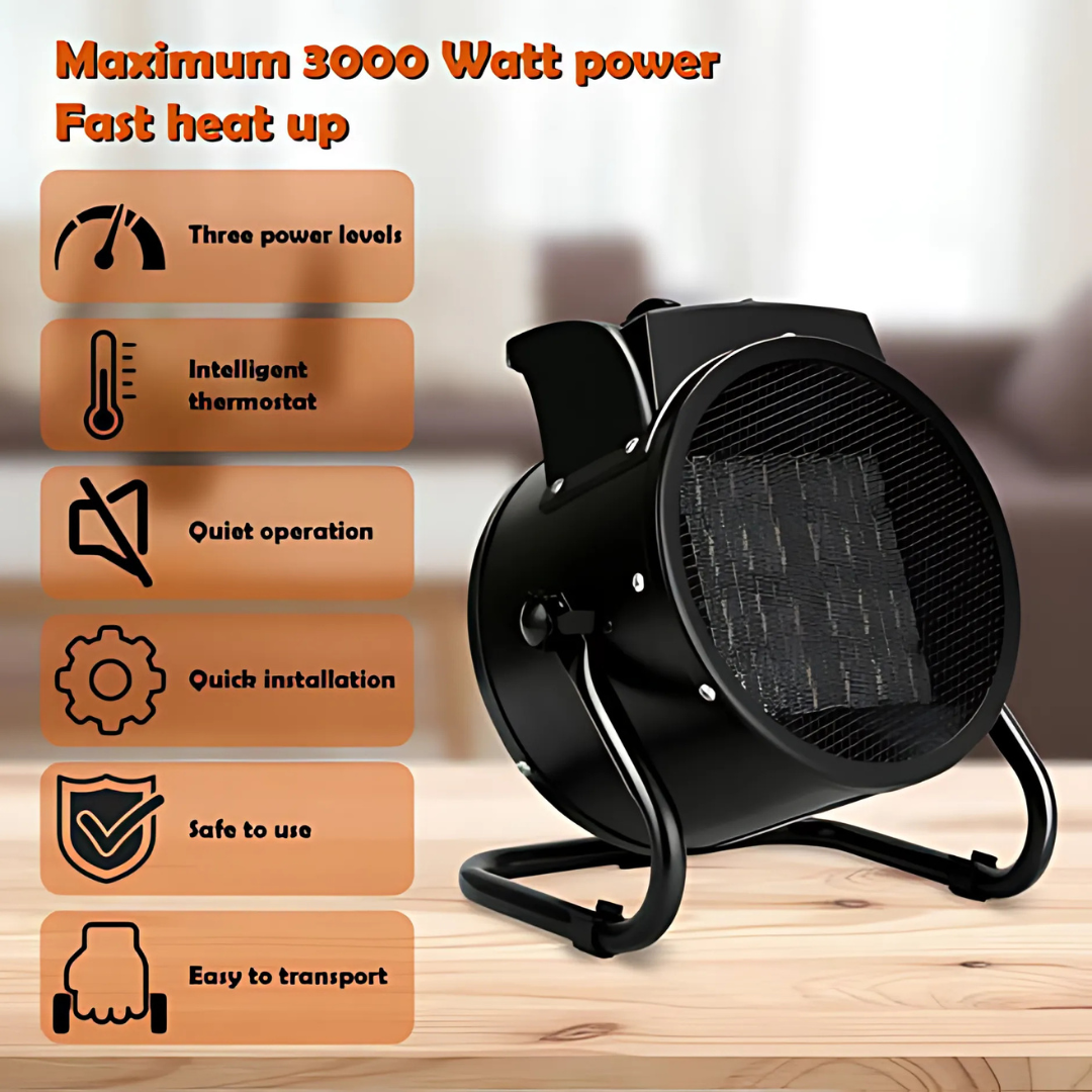 Električna grijalica s ventilatorom 2000 W