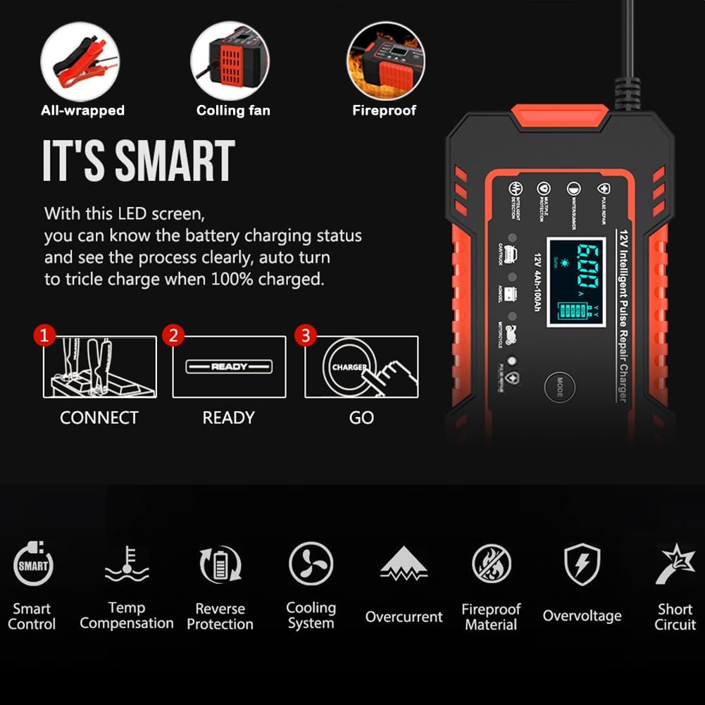 12V Inteligentni Punjač Akumulatora 6 Amp
