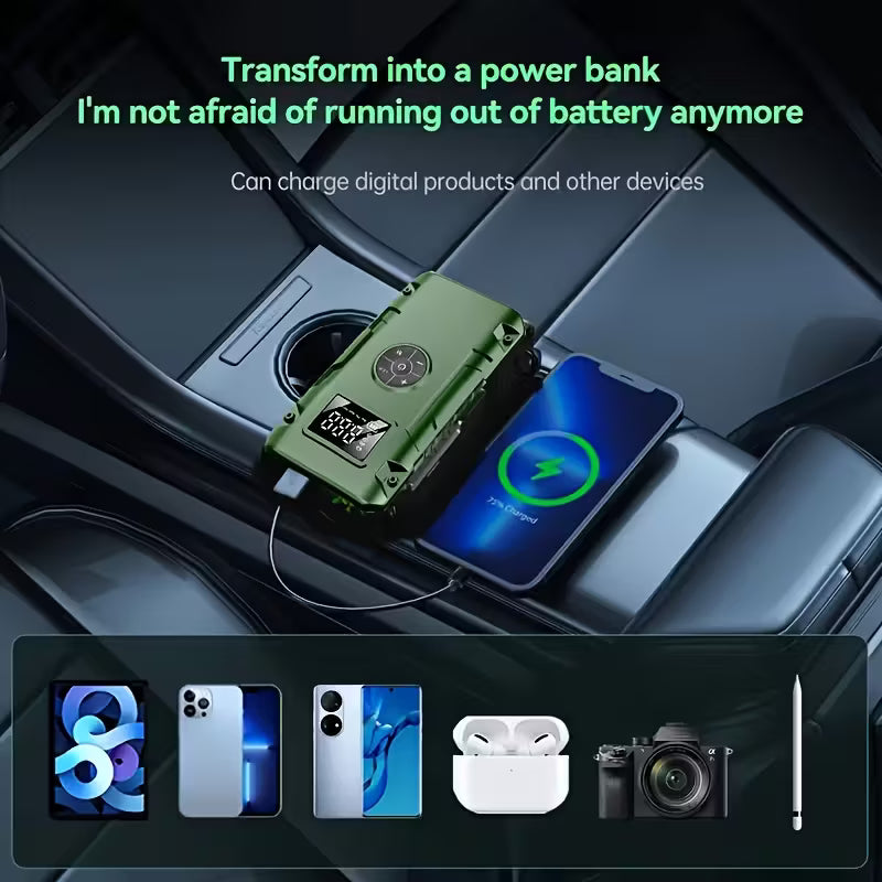 12V Jump Starter sa kompresorom za zrak