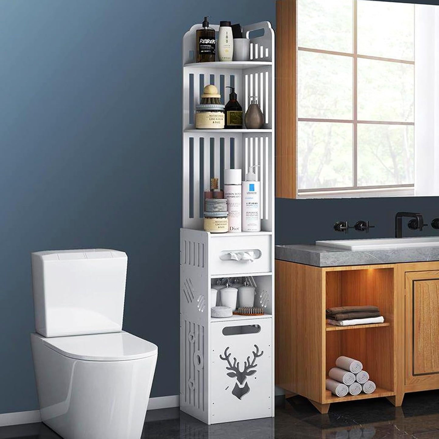 Ugaoni ormarić za kupatilo