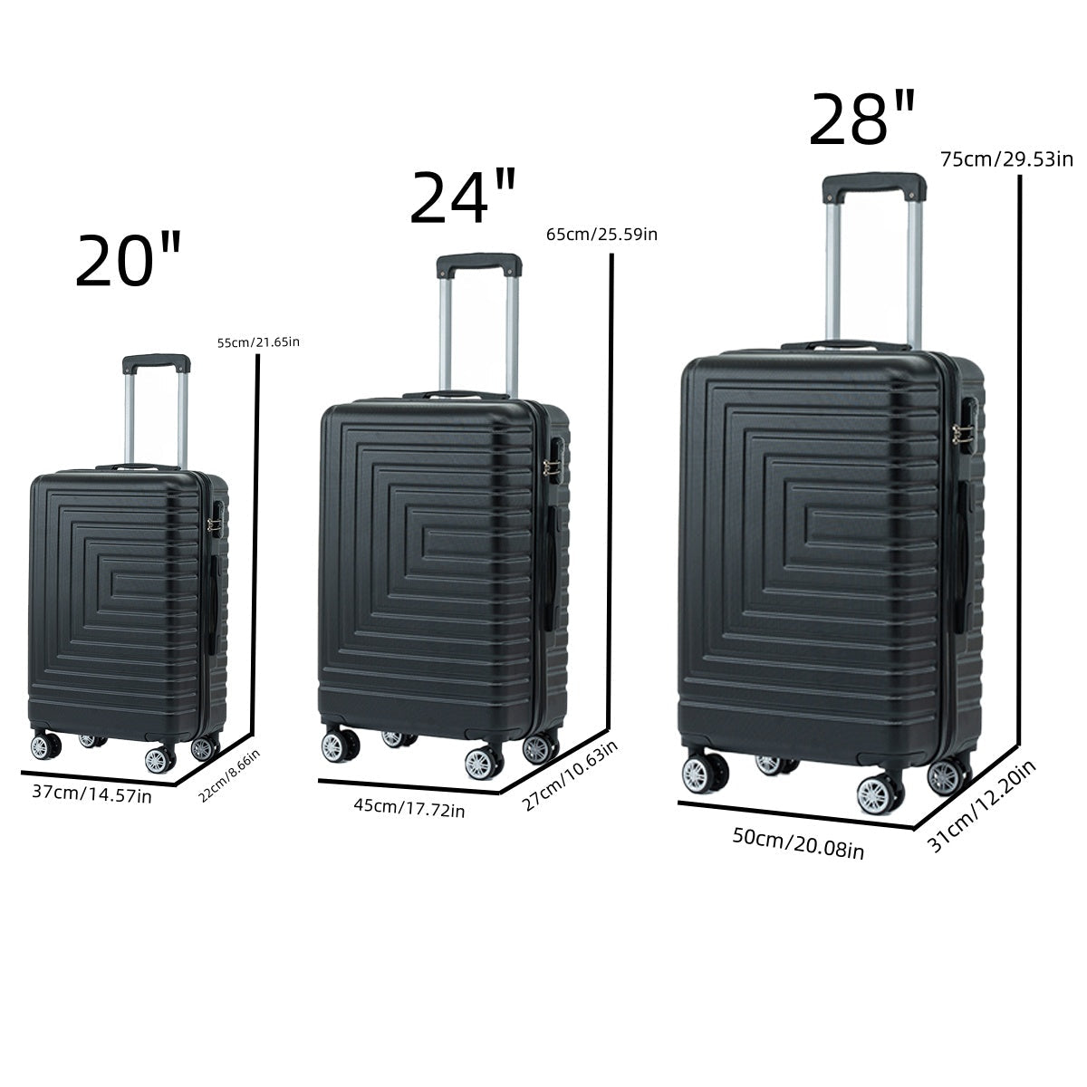 Set kofera 3u1