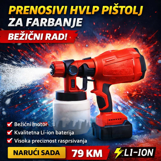 Prenosivi bežični pištolj za farbanje