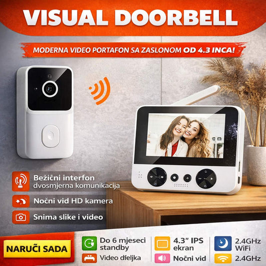 Video portafon (Visual Doorbell) sa ekranom 4.3"